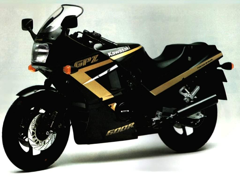 Kawasaki GPz 600R Ninja / ZX 600R Ninja (1987-88) technical 